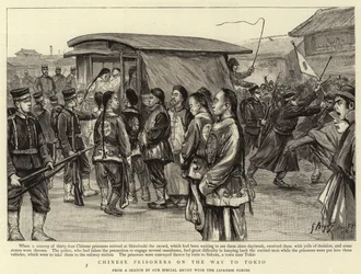 Kinesiske fanger på vei til Tokyo